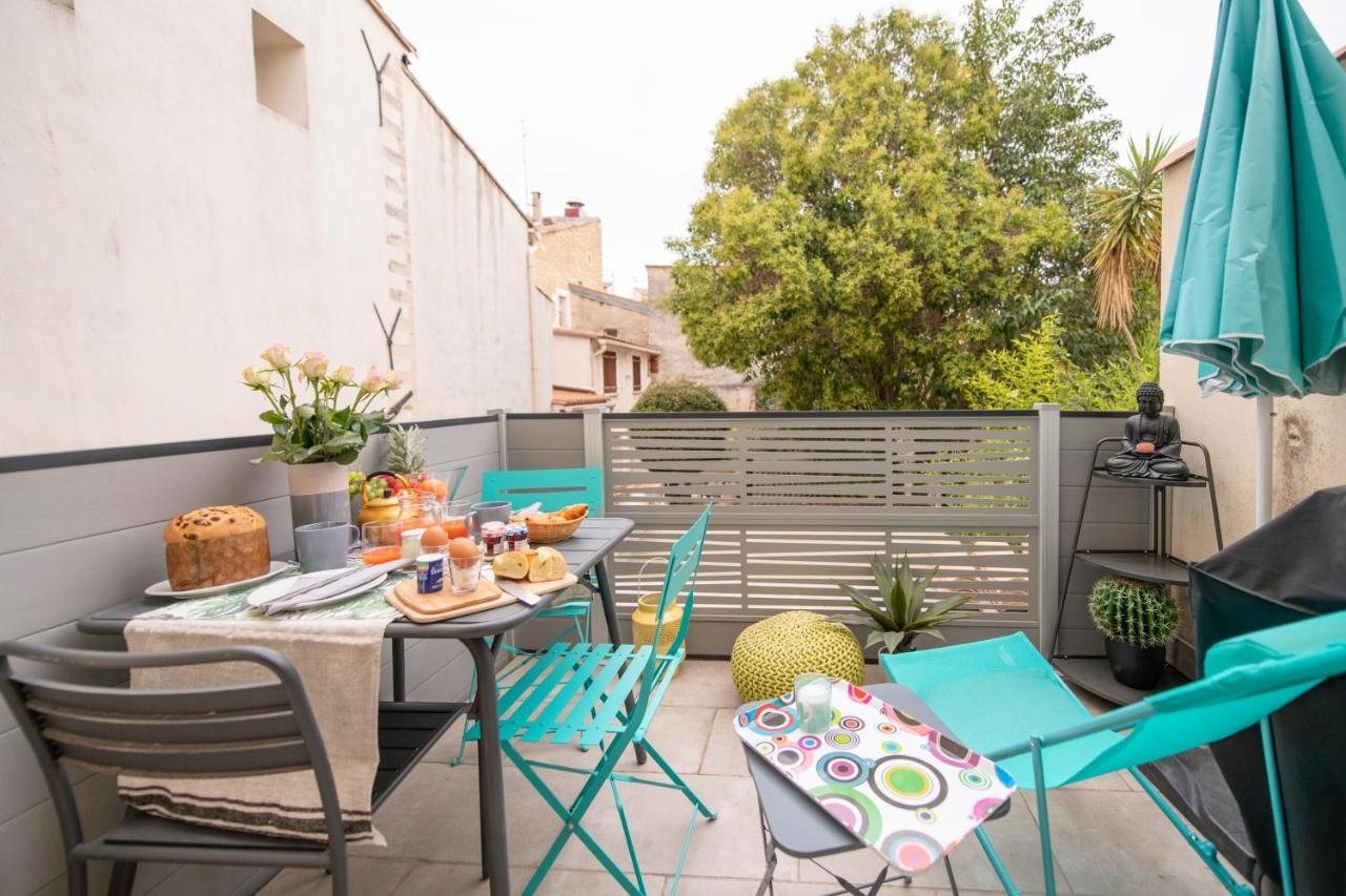 Suite Oisivete Avec Terrasse Vue Sur Patio Et Clim 몽펠리에 외부 사진